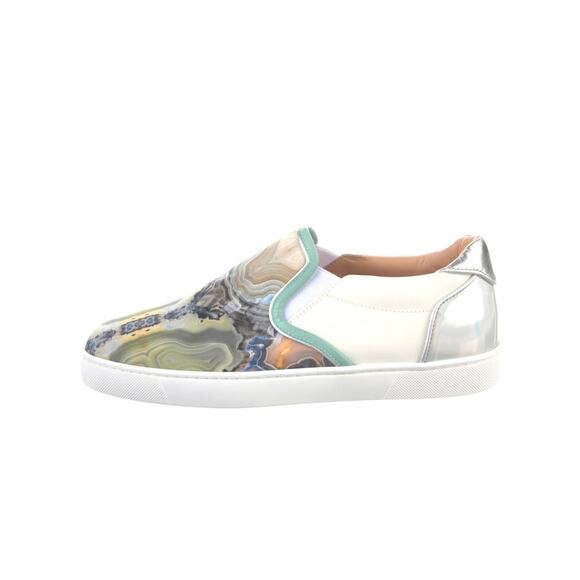 Christian Louboutin Star Agate Print Sailor Boat Orlato Flat White Multi main image 9